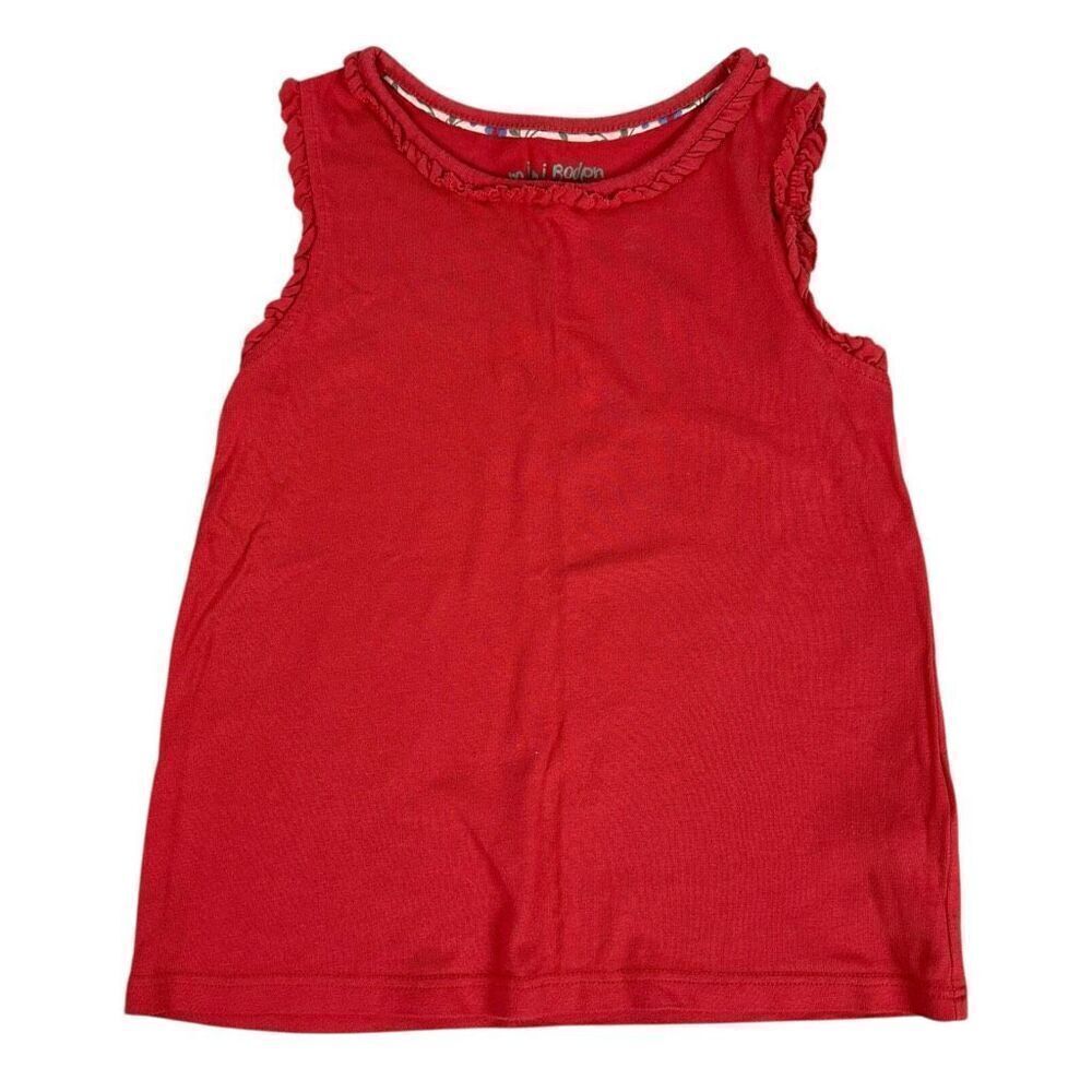 Mini Boden Coral top size 5-6